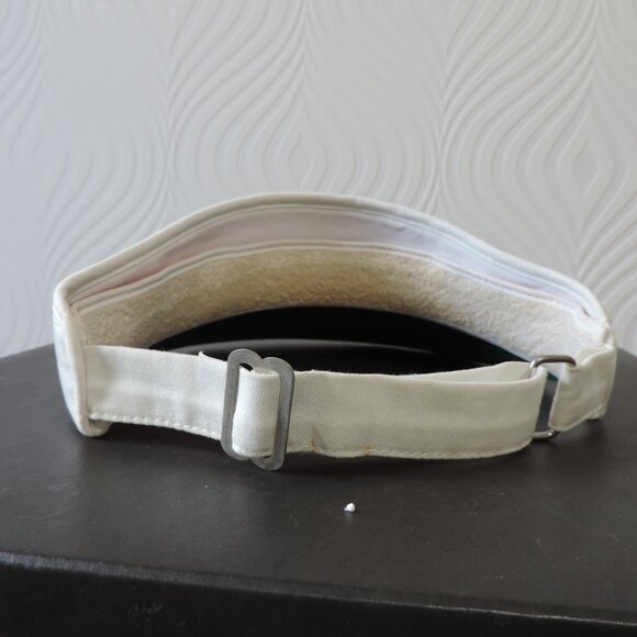 OLEG CASSINI Vintage Signed White Cloverdale Visor The CROSBY at Bermuda Run main image 4